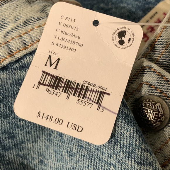 Free People Aubrey Denim Jacket - Picture 9 of 10